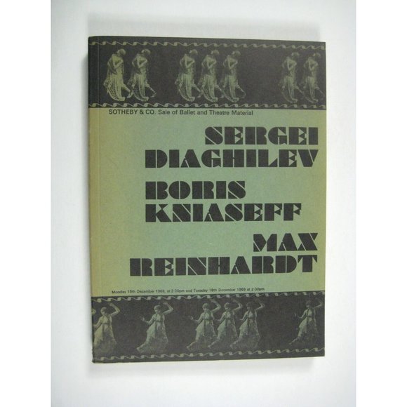 Decor Costume Design Diaghilev Ksiaseff Sothebys Catalog 1 & 2 Dance Ballet 1969 - Picture 1 of 8